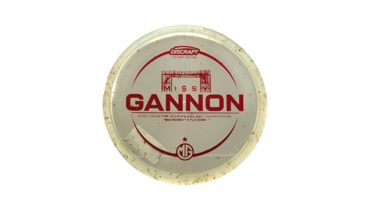 Discraft 2025 Missy Gannon Throw Pink Money Z FLX Zone Putter Front View