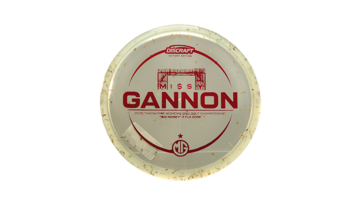 Discraft 2025 Missy Gannon Throw Pink Money Z FLX Zone Putter Front View