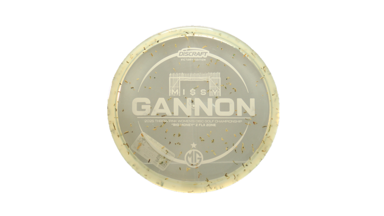 Discraft 2025 Missy Gannon Throw Pink Money Z FLX Zone Putter Front View