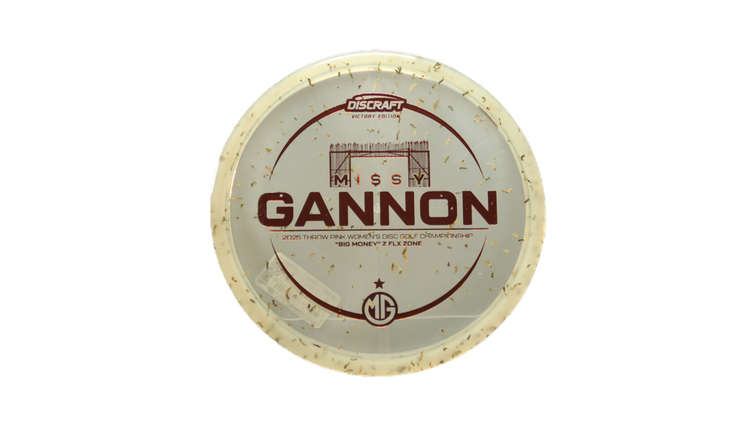 Discraft 2025 Missy Gannon Throw Pink Money Z FLX Zone Putter Front View