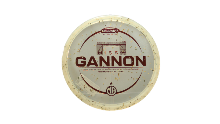 Discraft 2025 Missy Gannon Throw Pink Money Z FLX Zone Putter Front View