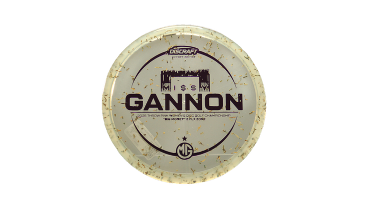 Discraft 2025 Missy Gannon Throw Pink Money Z FLX Zone Putter Front View