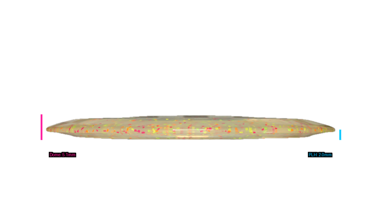 Discraft 2025 Missy Gannon Victory Edition Z Confetti Thrasher Distance Driver Profile View