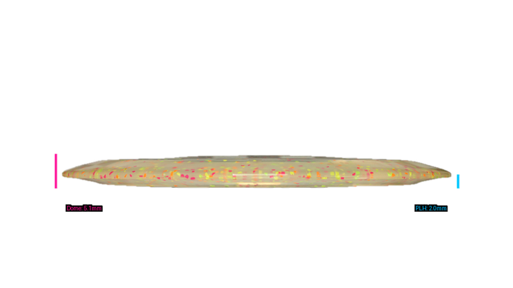 Discraft 2025 Missy Gannon Victory Edition Z Confetti Thrasher Distance Driver Profile View