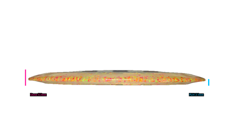 Discraft 2025 Missy Gannon Victory Edition Z Confetti Thrasher Distance Driver Profile View