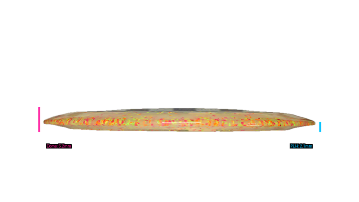 Discraft 2025 Missy Gannon Victory Edition Z Confetti Thrasher Distance Driver Profile View