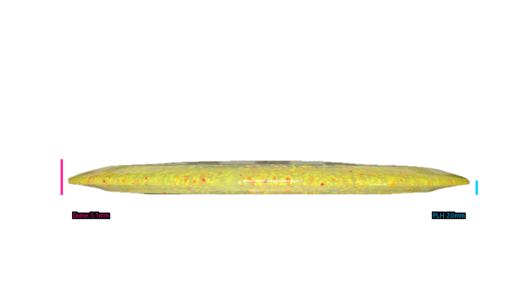 Discraft 2025 Missy Gannon Victory Edition Z Confetti Thrasher Distance Driver Profile View