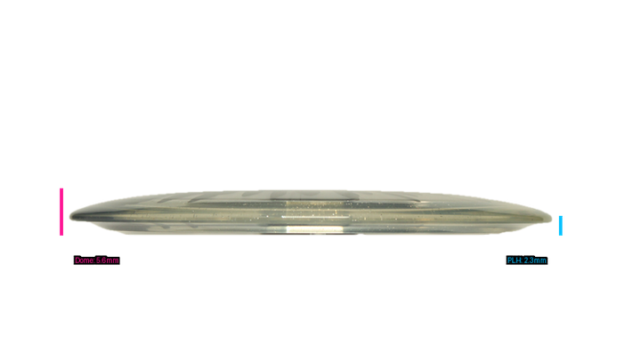 Latitude 64 Opto-Ice Sparkle Splash Diamond Fairway Driver Profile View