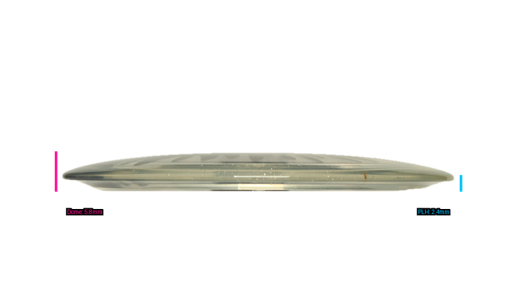 Latitude 64 Opto-Ice Sparkle Splash Diamond Fairway Driver Profile View