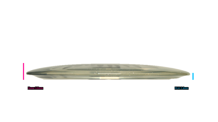 Latitude 64 Opto-Ice Sparkle Splash Diamond Fairway Driver Profile View