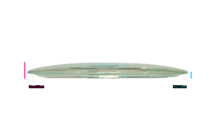 Latitude 64 Opto-Ice Sparkle Splash Diamond Fairway Driver Profile View