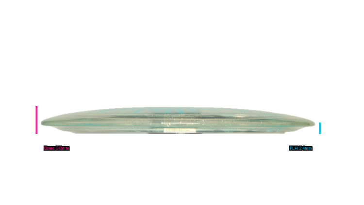 Latitude 64 Opto-Ice Sparkle Splash Diamond Fairway Driver Profile View