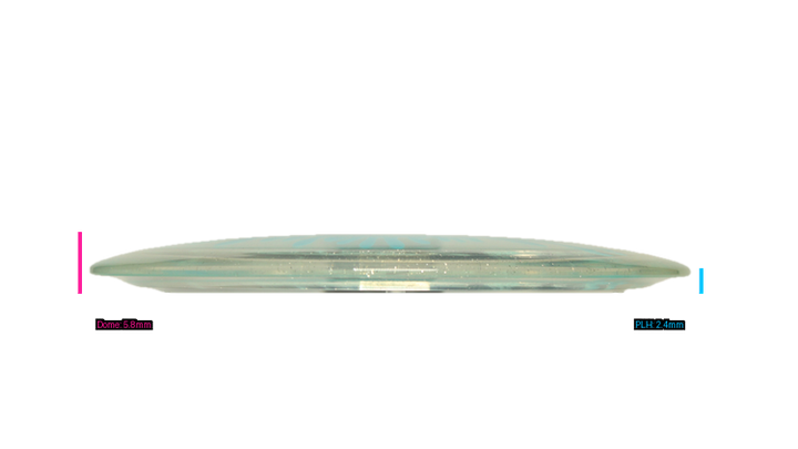 Latitude 64 Opto-Ice Sparkle Splash Diamond Fairway Driver Profile View