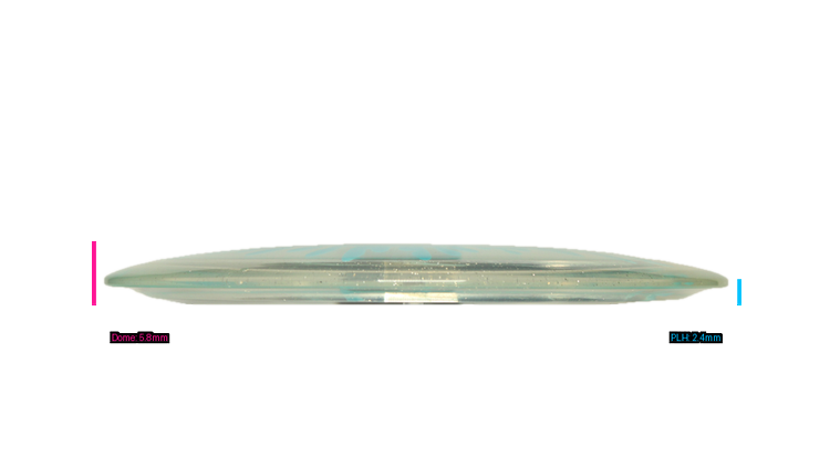 Latitude 64 Opto-Ice Sparkle Splash Diamond Fairway Driver Profile View