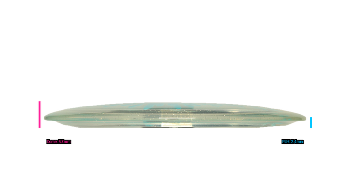 Latitude 64 Opto-Ice Sparkle Splash Diamond Fairway Driver Profile View