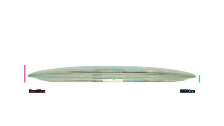 Latitude 64 Opto-Ice Sparkle Splash Diamond Fairway Driver Profile View