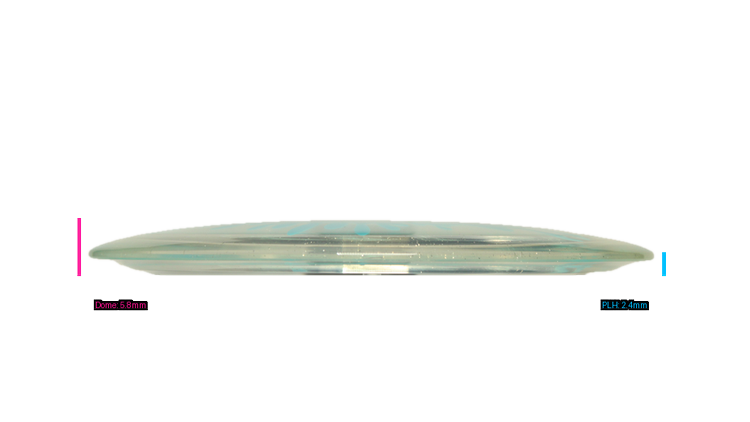 Latitude 64 Opto-Ice Sparkle Splash Diamond Fairway Driver Profile View