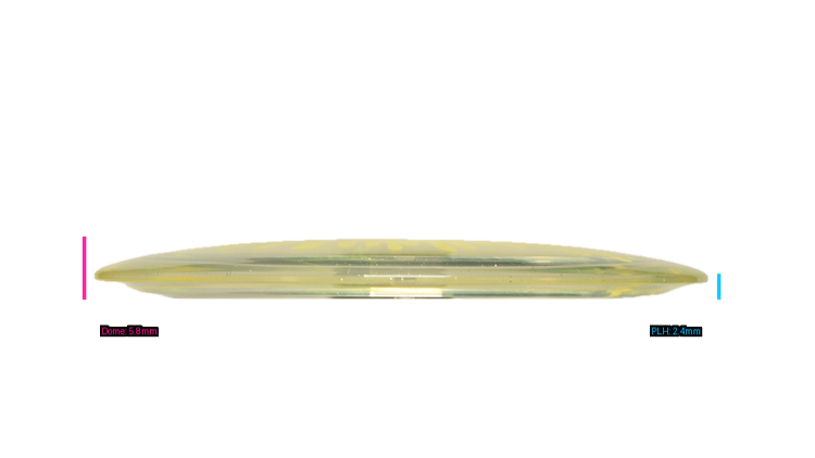 Latitude 64 Opto-Ice Sparkle Splash Diamond Fairway Driver Profile View