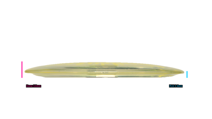 Latitude 64 Opto-Ice Sparkle Splash Diamond Fairway Driver Profile View