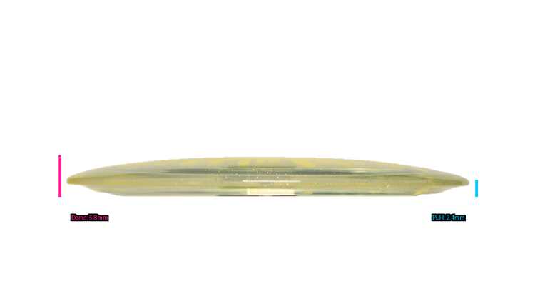 Latitude 64 Opto-Ice Sparkle Splash Diamond Fairway Driver Profile View