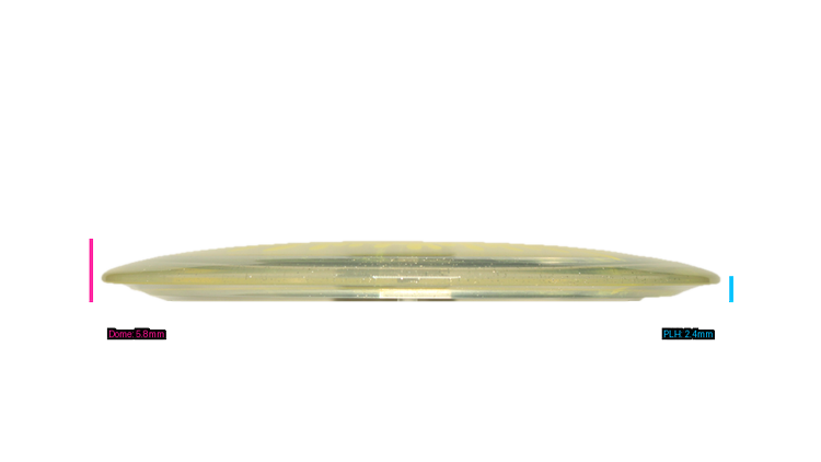 Latitude 64 Opto-Ice Sparkle Splash Diamond Fairway Driver Profile View