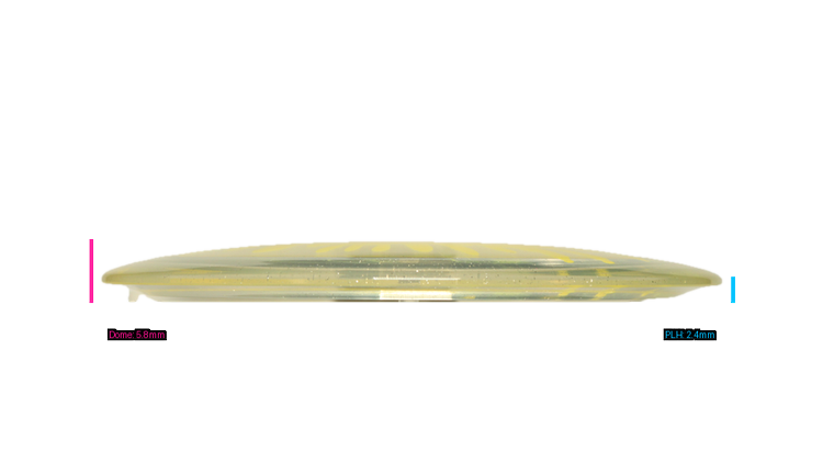 Latitude 64 Opto-Ice Sparkle Splash Diamond Fairway Driver Profile View