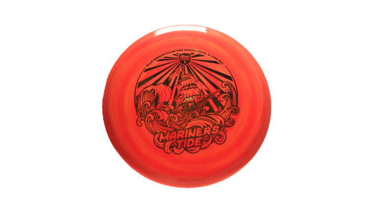 Discmania Ella Hansen Signature Series Mariners Tide Swirl S-Line MD3 Midrange Front View