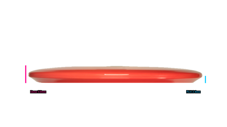 Discmania Ella Hansen Signature Series Mariners Tide Swirl S-Line MD3 Midrange Profile View