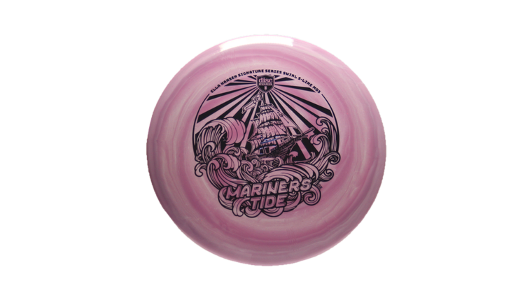 Discmania Ella Hansen Signature Series Mariners Tide Swirl S-Line MD3 Midrange Front View
