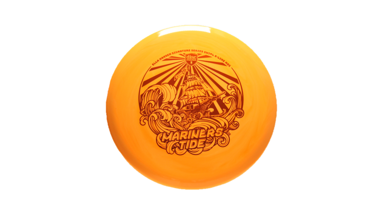 Discmania Ella Hansen Signature Series Mariners Tide Swirl S-Line MD3 Midrange Front View