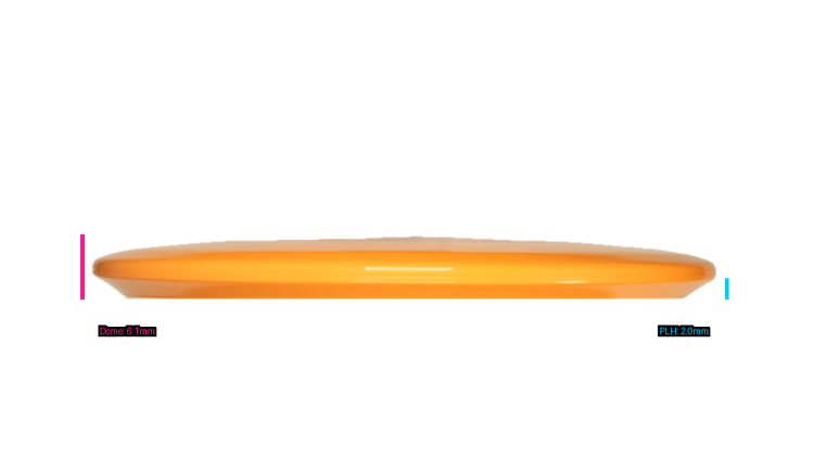 Discmania Ella Hansen Signature Series Mariners Tide Swirl S-Line MD3 Midrange Profile View