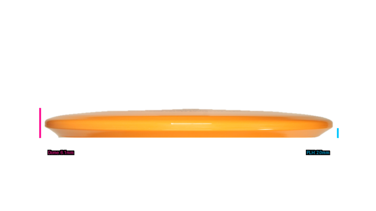 Discmania Ella Hansen Signature Series Mariners Tide Swirl S-Line MD3 Midrange Profile View