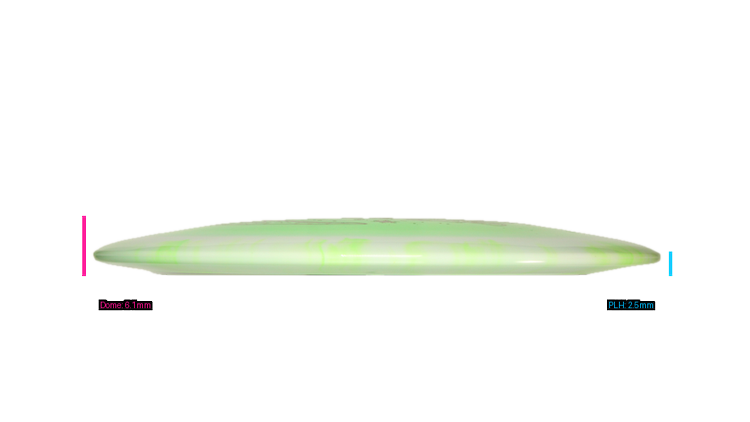 Innova 2025 Holiday Halo Star Gorgon Distance Driver Profile View