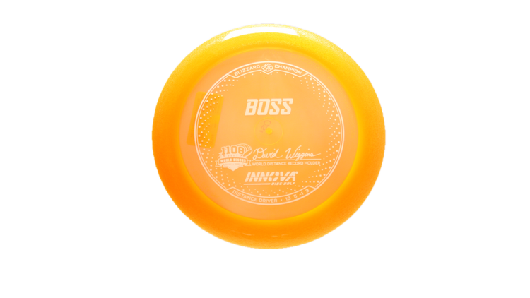Innova Blizzard Champion Boss Distance Driver Front View