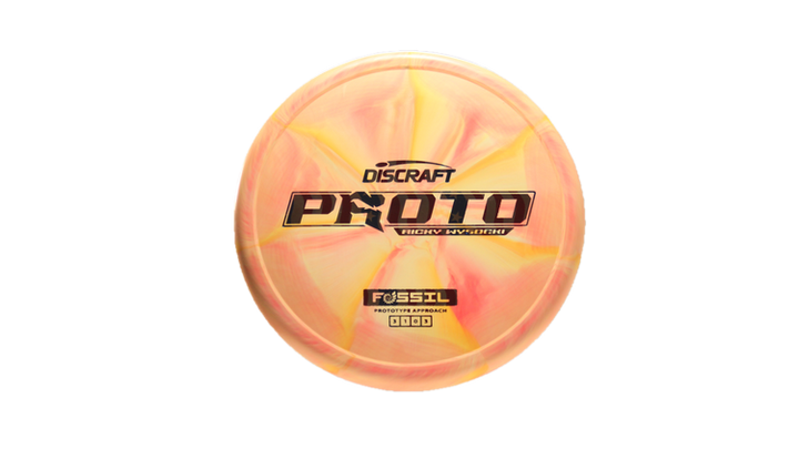 Discraft Ricky Wysocki Prototype CT Swirl Fossil Putter Front View