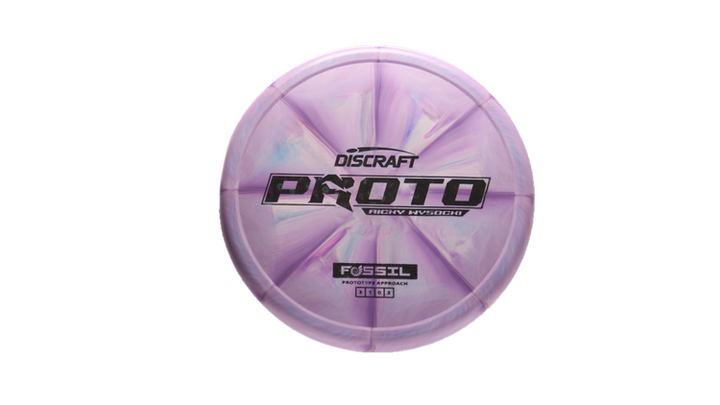 Discraft Ricky Wysocki Prototype CT Swirl Fossil Putter Front View