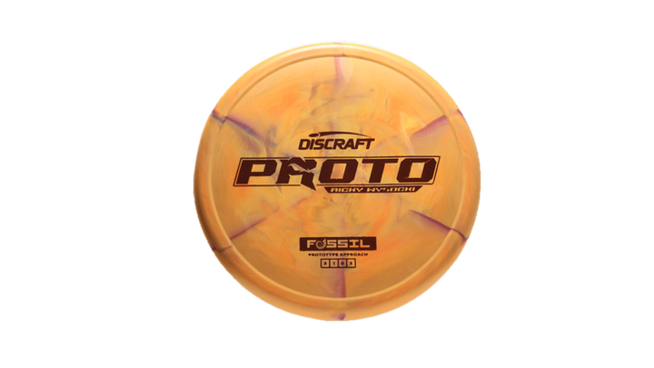 Discraft Ricky Wysocki Prototype CT Swirl Fossil Putter Front View