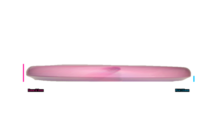 Discraft Ricky Wysocki Prototype CT Swirl Fossil Putter Profile View