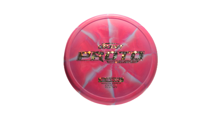 Discraft Ricky Wysocki Prototype CT Swirl Fossil Putter Front View