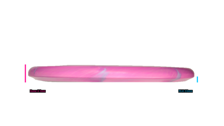 Discraft Ricky Wysocki Prototype CT Swirl Fossil Putter Profile View