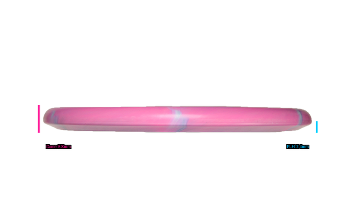 Discraft Ricky Wysocki Prototype CT Swirl Fossil Putter Profile View