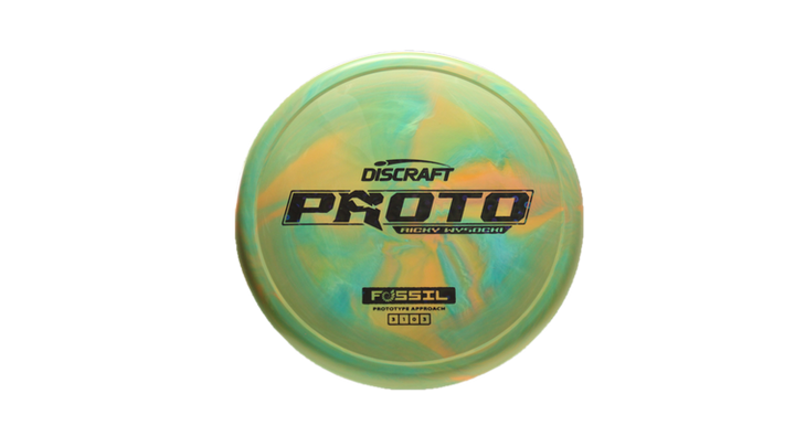 Discraft Ricky Wysocki Prototype CT Swirl Fossil Putter Front View