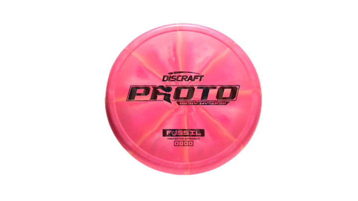 Discraft Ricky Wysocki Prototype CT Swirl Fossil Putter Front View