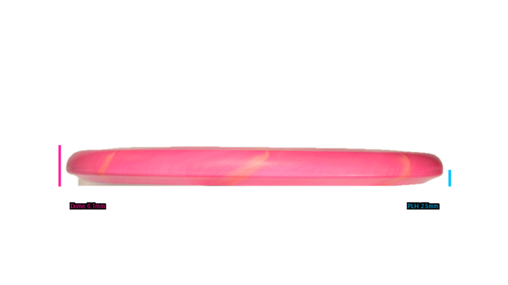 Discraft Ricky Wysocki Prototype CT Swirl Fossil Putter Profile View