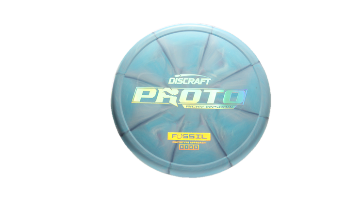 Discraft Ricky Wysocki Prototype CT Swirl Fossil Putter Front View