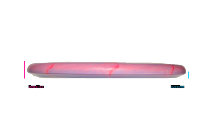 Discraft Ricky Wysocki Prototype CT Swirl Fossil Putter Profile View