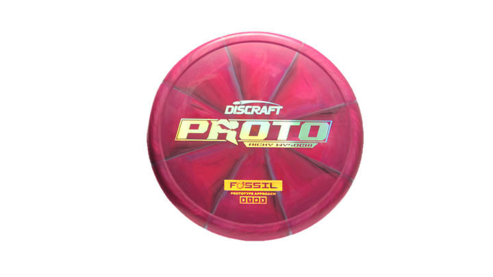 Discraft Ricky Wysocki Prototype CT Swirl Fossil Putter Front View