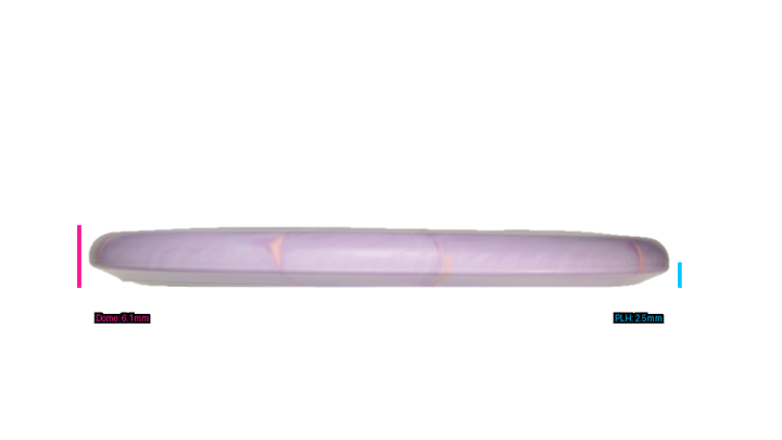 Discraft Ricky Wysocki Prototype CT Swirl Fossil Putter Profile View