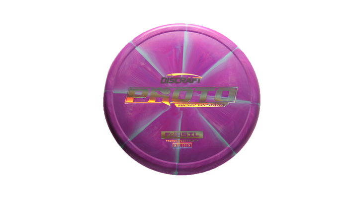 Discraft Ricky Wysocki Prototype CT Swirl Fossil Putter Front View