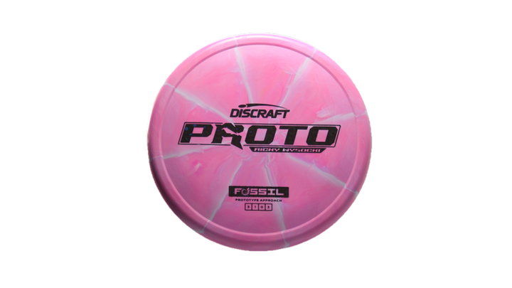 Discraft Ricky Wysocki Prototype CT Swirl Fossil Putter Front View